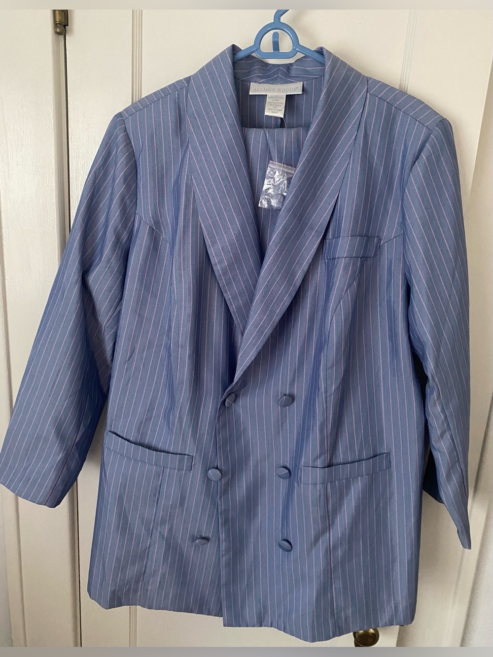 Allison Woods Plus Size Jacket and Pants Set